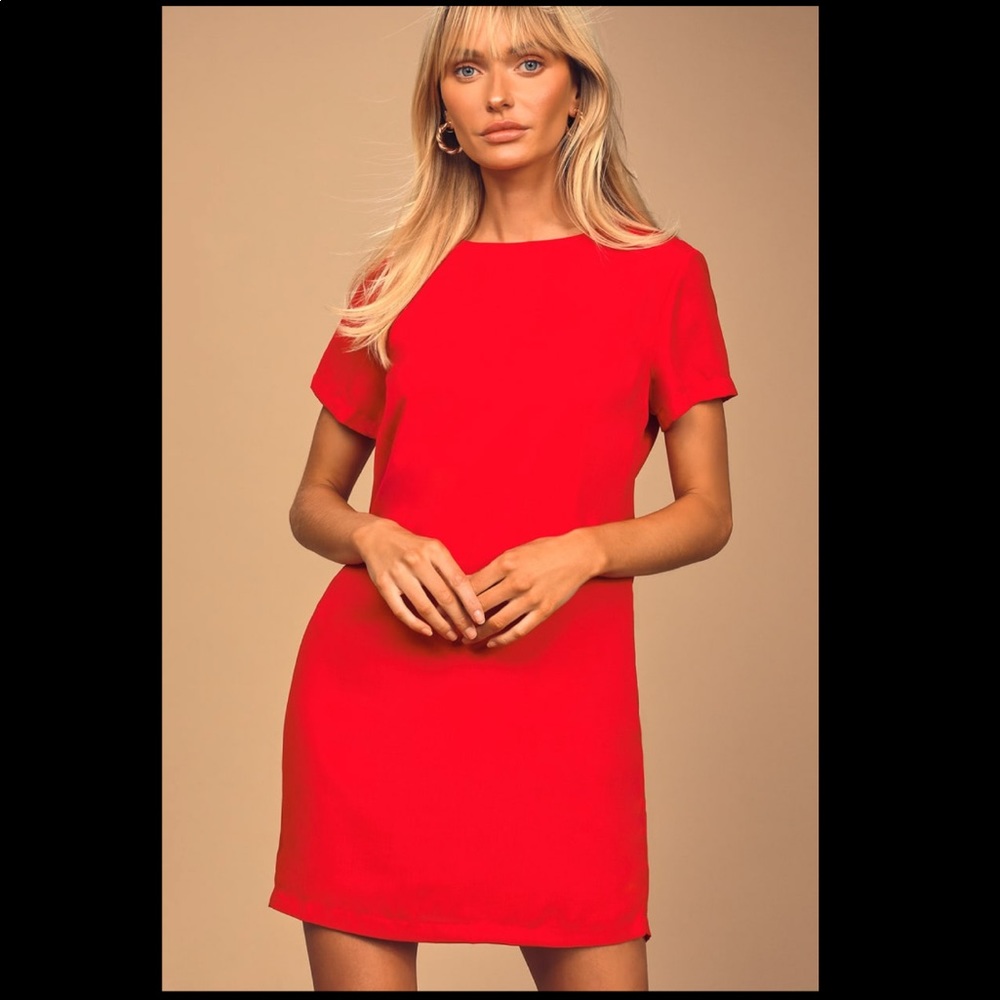 Lulu’s shift and shout dress with zipper detail